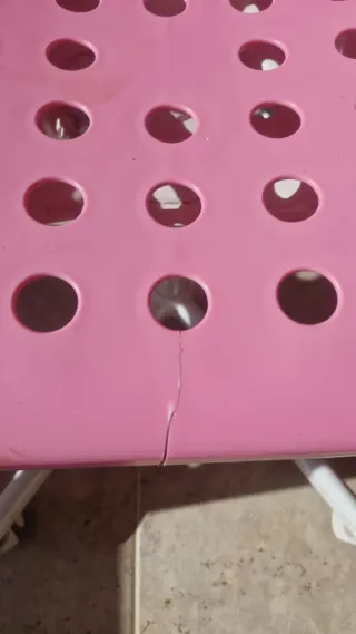 Silla de escritorio rosa con ruedas ikea