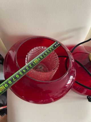 Lampade a sospensione in vetro rosso