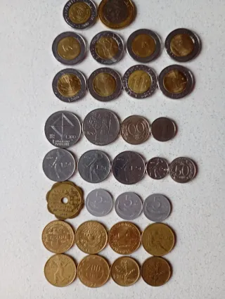 Lotto di monete italiane
