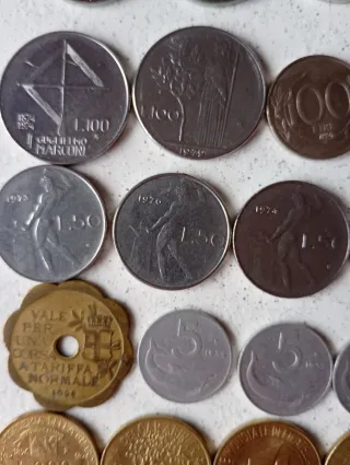 Lotto di monete italiane
