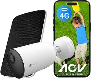 EZVIZ CB3 Kit Cámara Vigilancia 4G 2K
