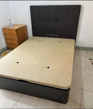 Canapé de madera individual