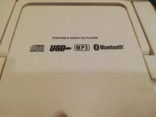 Radio Portátil USB Bluetooth Blanco Dcybel.