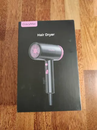 Asciugacapelli CrazyMar Nero e Rosa