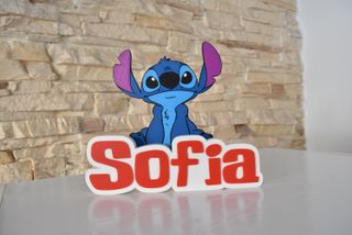Letrero logo Stitch personalizado | 3D disney