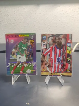 Lote 2 cromos Samu Omorodion LaLiga