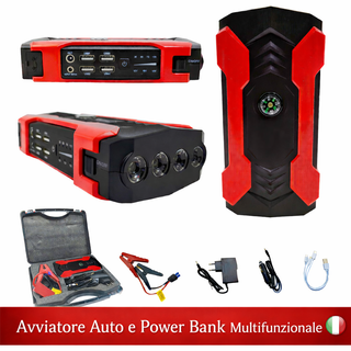 Avviatore Caricabatterie Auto 16000mAh