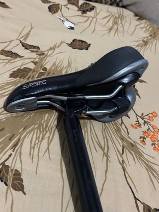 Sillín y tija 30.9 mm para bicicleta