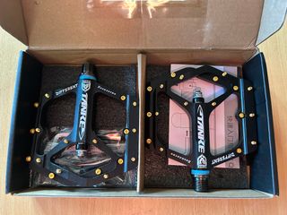 Pedali Flat TANKE Nero MTB City Bike