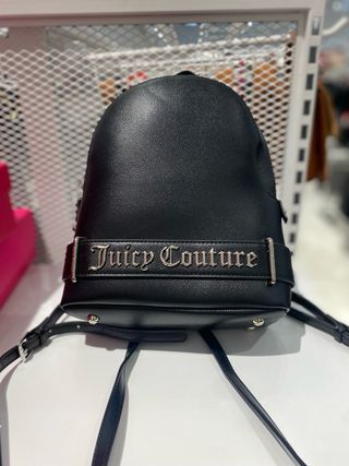 Mochila Juicy Couture Negra. Nueva.