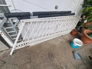 Reja de hierro para garaje y entrada