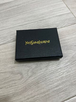 Portacartellini Yves Saint Laurent Nero e Dorato