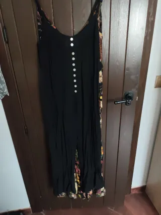 Vestido largo estampado floral