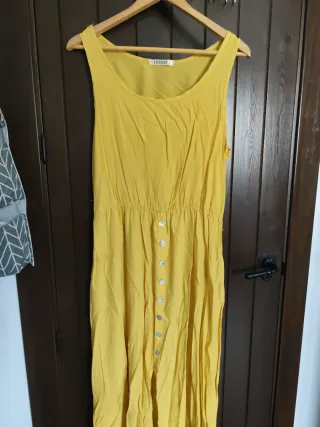 Vestido largo estampado floral