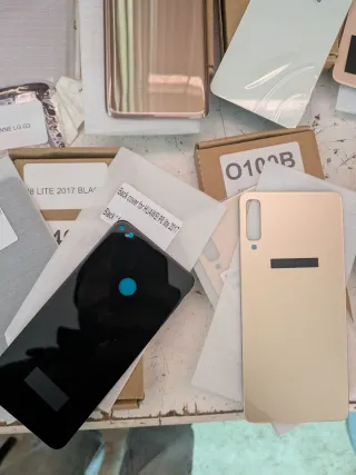 Lotto 20 Cover back posteriori smartphone vari