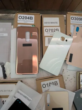 Lotto 20 Cover back posteriori smartphone vari