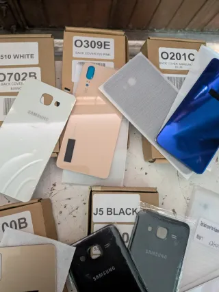 Lotto 20 Cover back posteriori smartphone vari