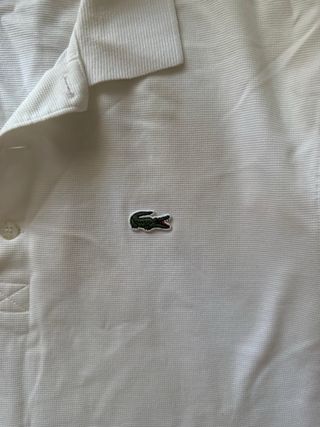 Polo Lacoste Classic Fit Blanco