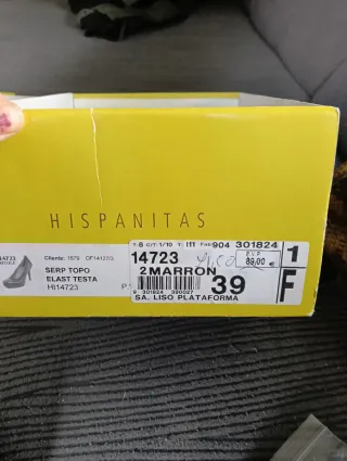 Zapatos Hispanitas tacón serpiente