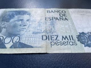 Billete 10.000 pesetas 1985