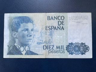 Billete 10.000 pesetas 1985