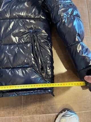 Cazadora Moncler Azul Brillante