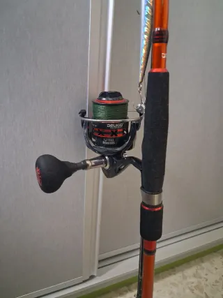 Caña Daiwa Crosfire Spinning+Carrete Deukio fs5000