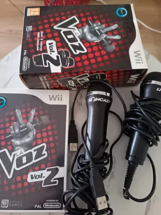 Juego Wii La Voz Vol. 2 con 2 micros