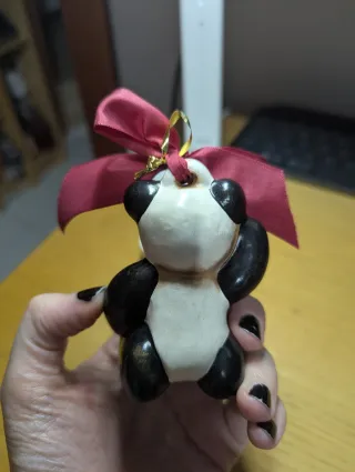 THUN Panda con fiocco rosso – originale, perfetto