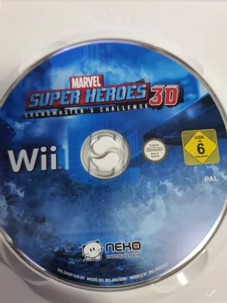 Videojuego Marvel Super Heroes 3D consola Wii