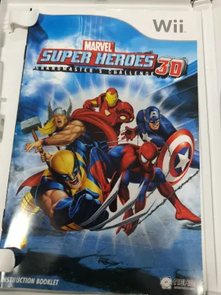 Videojuego Marvel Super Heroes 3D consola Wii