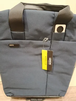 Mochila Lexon Ordenador Azul/Gris