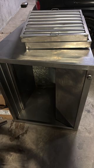 Campana extractora de acero inoxidable