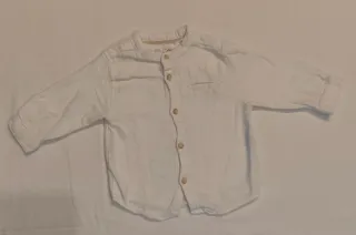 Camisa blanca bebé ZARA