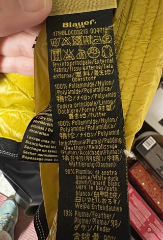 Chaqueta Blauer Amarilla Talla L