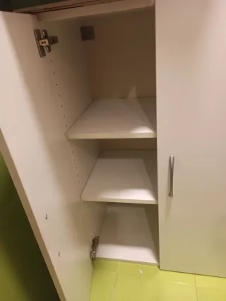 Mueble de almacenaje blanco