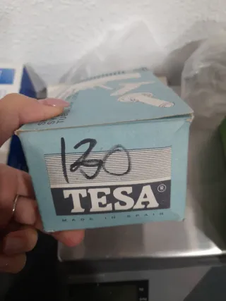 Pomo puerta negro cromado