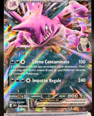 Pokemon Nidoking ex Team Rocket 119/182 RR