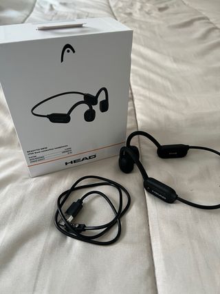 Cascos de conducción ósea negros