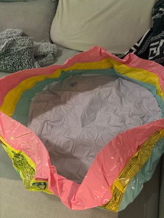 Piscina hinchable multicolor