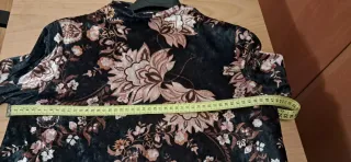 Abito ciniglia fantasia floreale