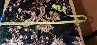 Abito ciniglia fantasia floreale