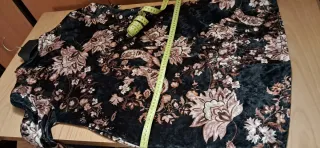 Abito ciniglia fantasia floreale