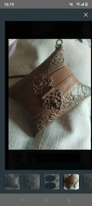 Bolso joya antiguo dorado