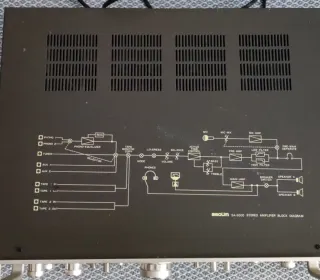 Amplificador seoum SA 5000 Vintage  made korea
