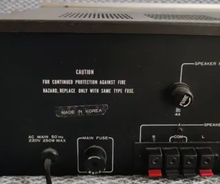 Amplificador seoum SA 5000 Vintage  made korea