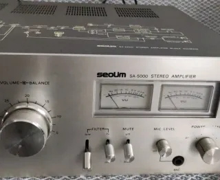 Amplificador seoum SA 5000 Vintage  made korea