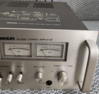 Amplificador seoum SA 5000 Vintage  made korea