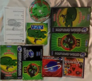 Juegos Sega Saturn: Fútbol, Manuales y Folletos