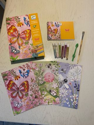 Set de cuadros con brillantinas